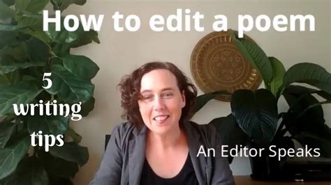 How to Edit Poetry: A Delicate Craft of Perfection