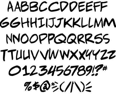 what font is used in comics